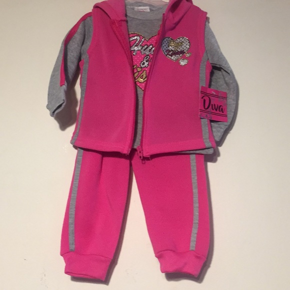 Diva Other - 🔥 3 for $35 SALES Diva 3pcs kids hoody set